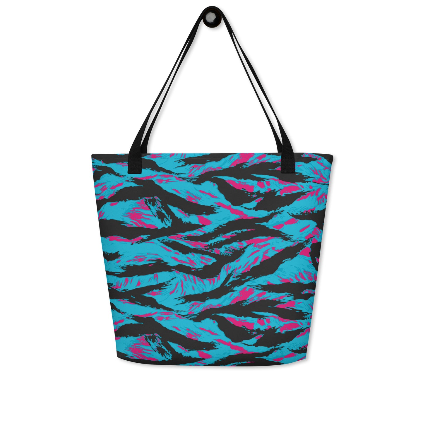 American Miami Vice Tiger Stripe CAMO Large Tote Bag
