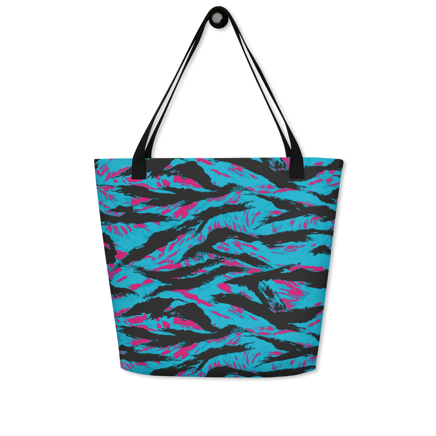 American Miami Vice Tiger Stripe CAMO Large Tote Bag