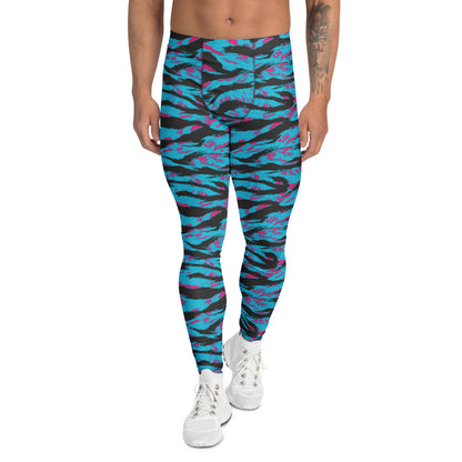 American Miami Vice Tiger Stripe CAMO Mens Leggings - XS