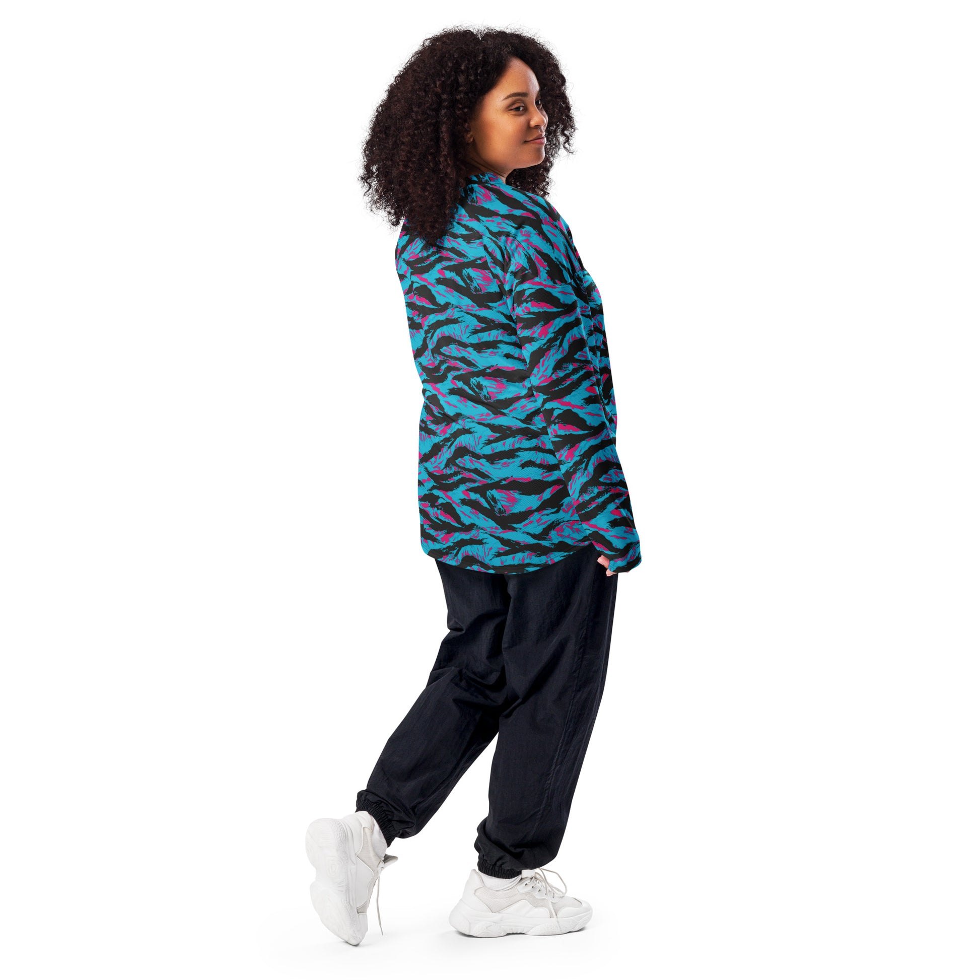 American Miami Vice Tiger Stripe CAMO Unisex Hockey Fan Jersey