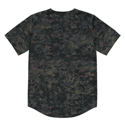 Digital Black Night Rust CAMO baseball jersey