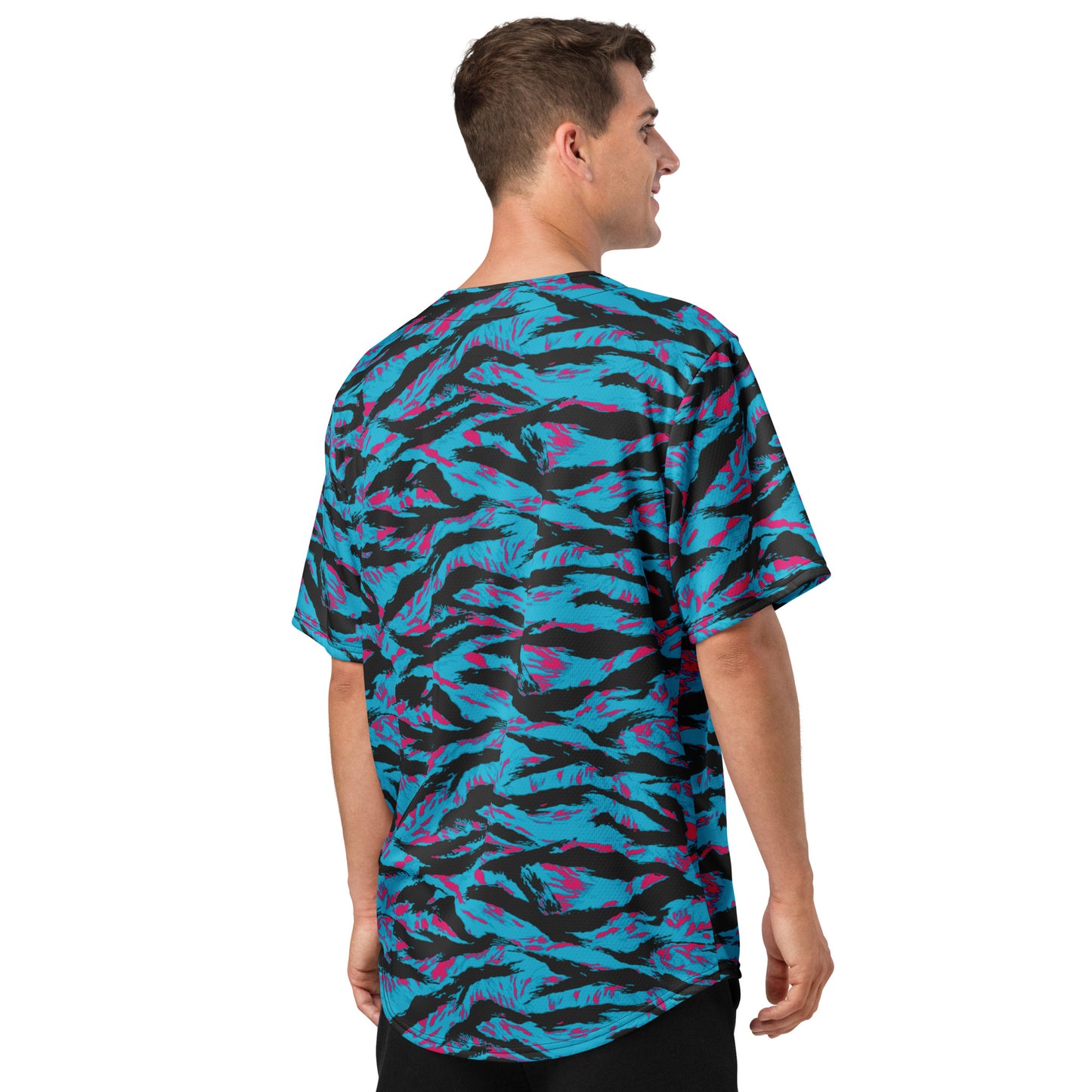 American Miami Vice Tiger Stripe CAMO Unisex Baseball Jersey