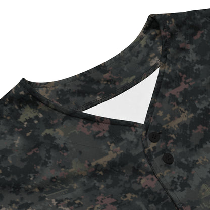 Digital Black Night Rust CAMO baseball jersey