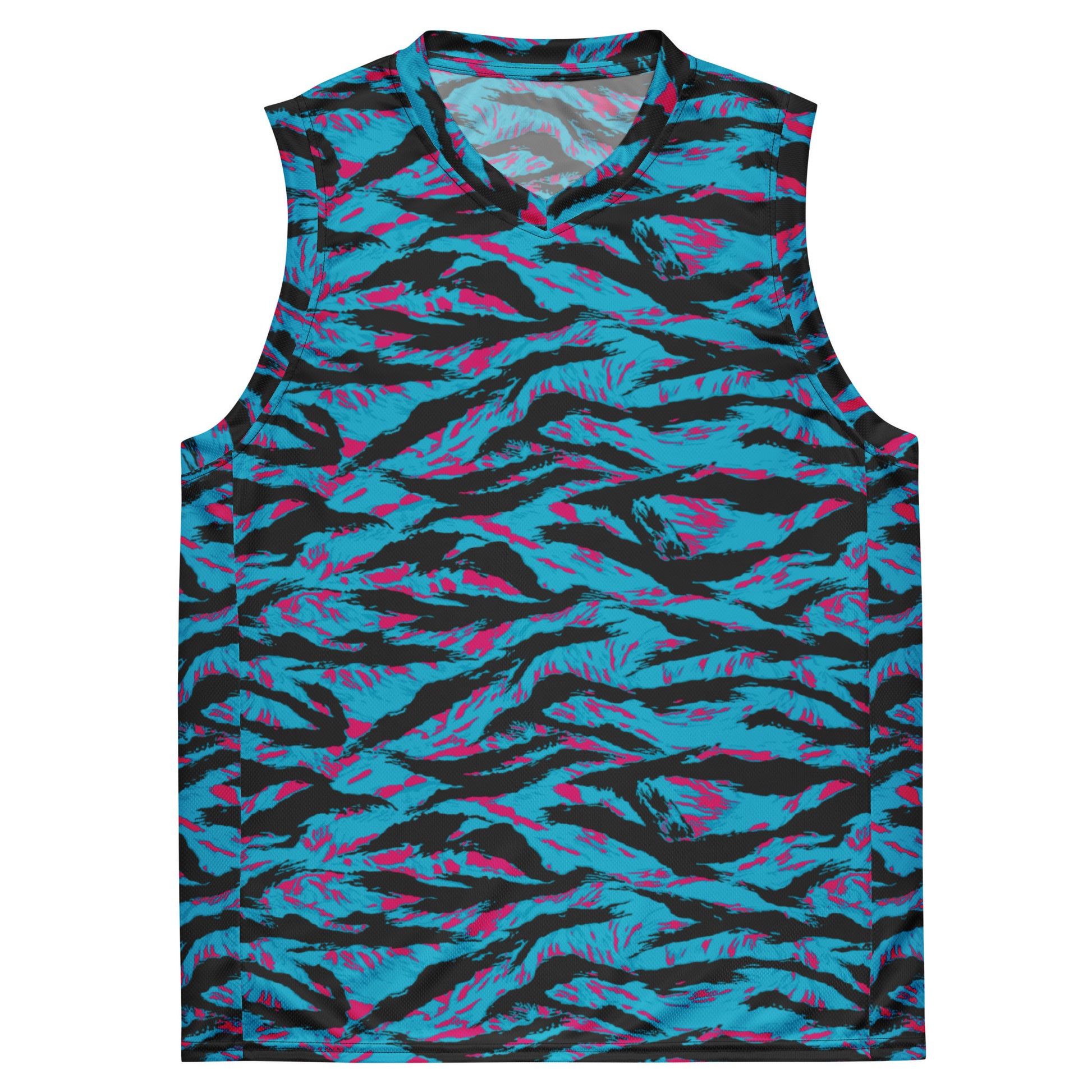 American Miami Vice Tiger Stripe CAMO Unisex Basketball Jersey