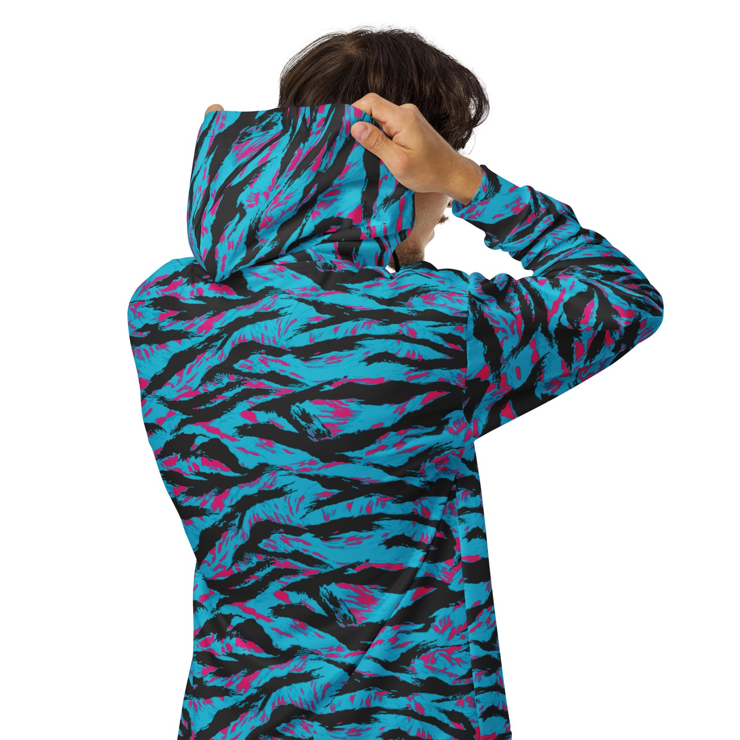 American Miami Vice Tiger Stripe CAMO Unisex Zip Hoodie