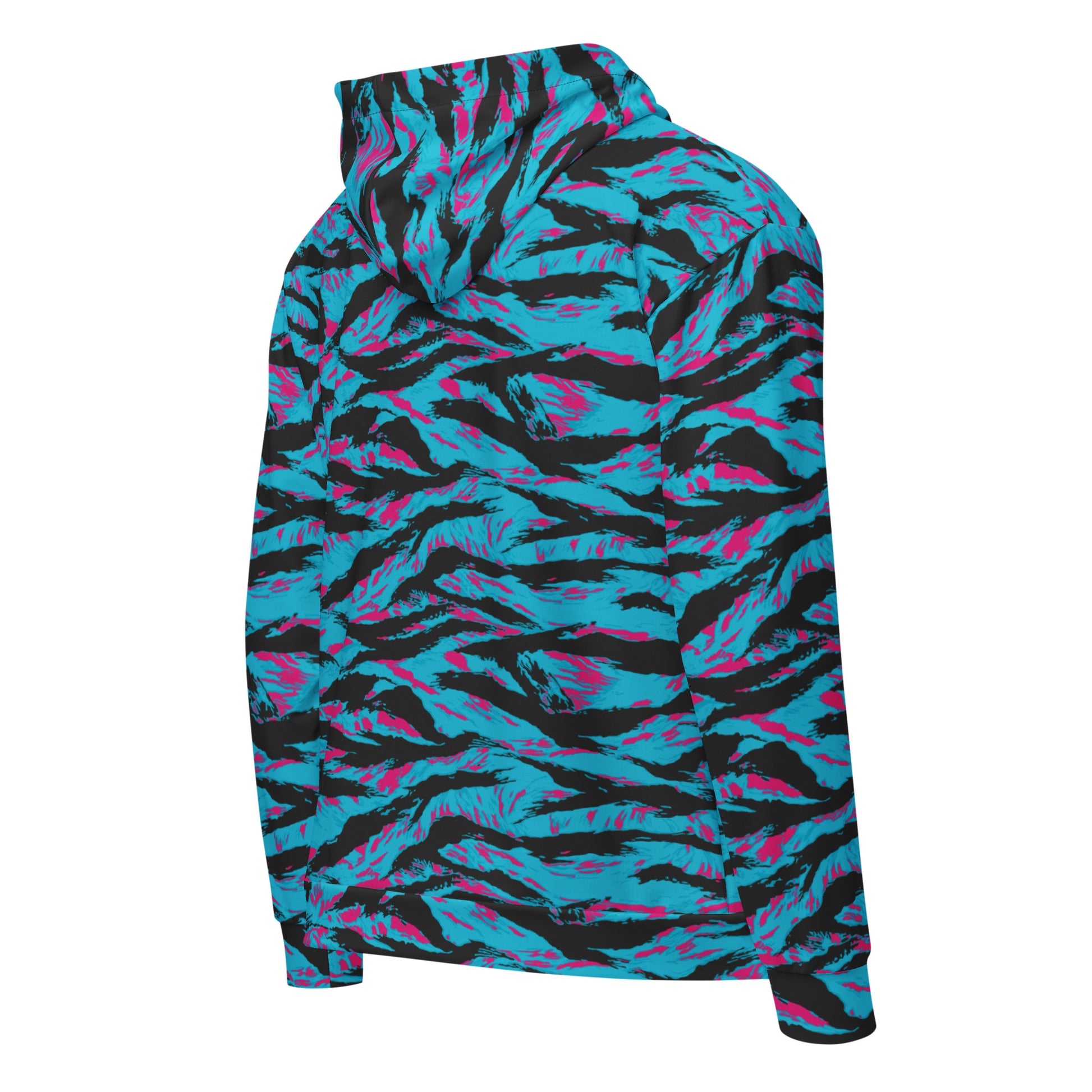 American Miami Vice Tiger Stripe CAMO Unisex Zip Hoodie