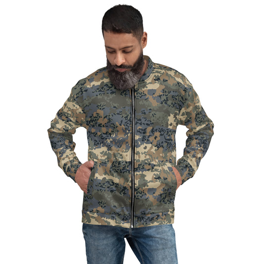 Austrian Tarnanzug CAMO Unisex Bomber Jacket