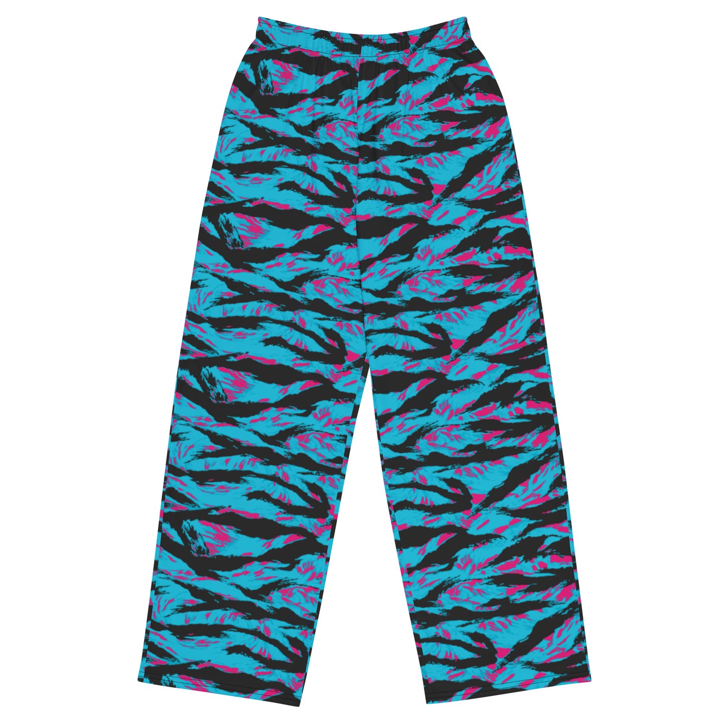 American Miami Vice Tiger Stripe CAMO Unisex Wide-Leg Leisure Pants - 2XS