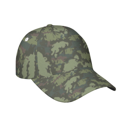 Russian KLMK Red Dawn Flora CAMO Snapback Ball Cap - U / White
