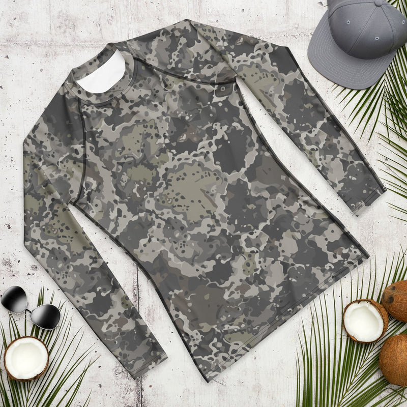 A2 Pandora Alpine CAMO Mens Long-Sleeve Rash Guard - LS