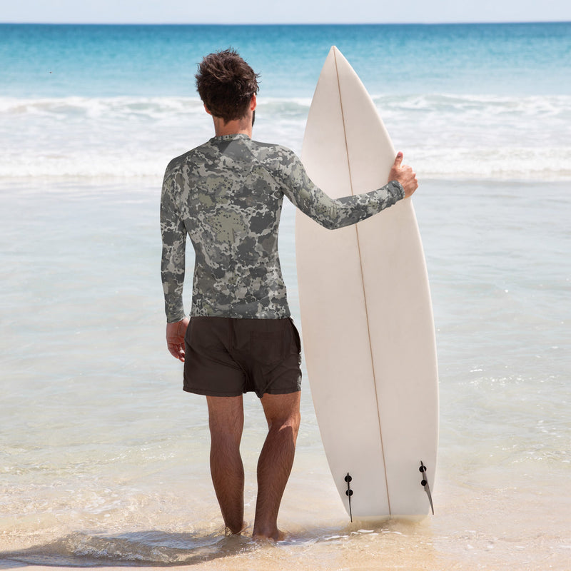 A2 Pandora Alpine CAMO Mens Long-Sleeve Rash Guard - LS