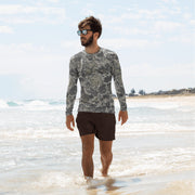 A2 Pandora Alpine CAMO Mens Long-Sleeve Rash Guard - XS - LS