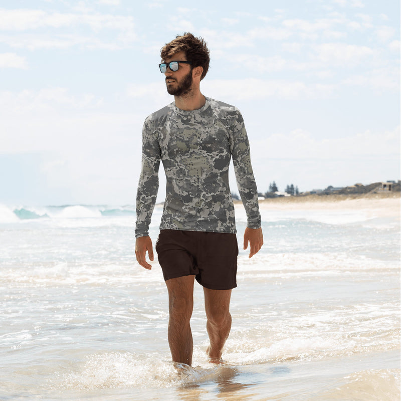 A2 Pandora Alpine CAMO Mens Long-Sleeve Rash Guard - XS - LS
