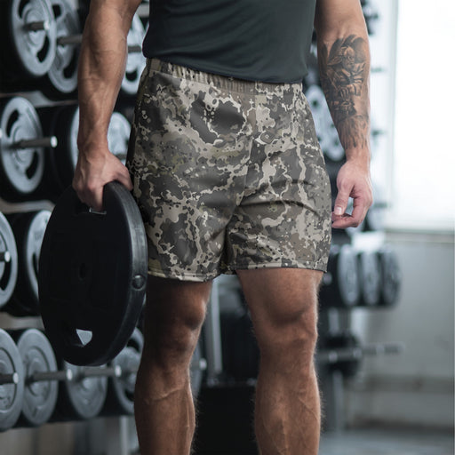 A2 Pandora Alpine CAMO Unisex Athletic Long Shorts - 2XS