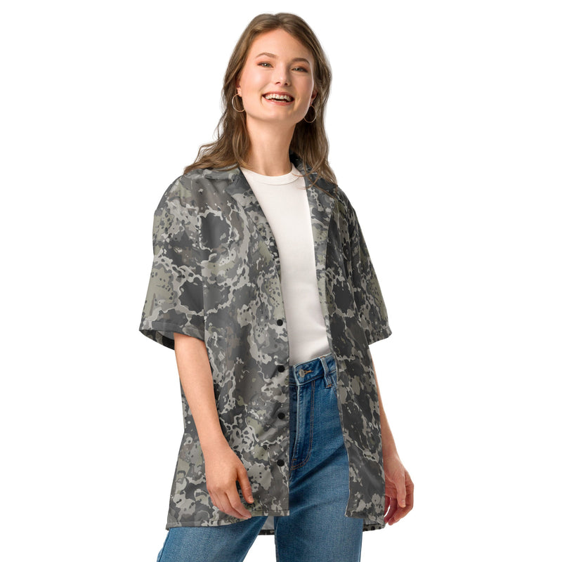 A2 Pandora Alpine CAMO Unisex Short-Sleeve Button Shirt - Button-Up