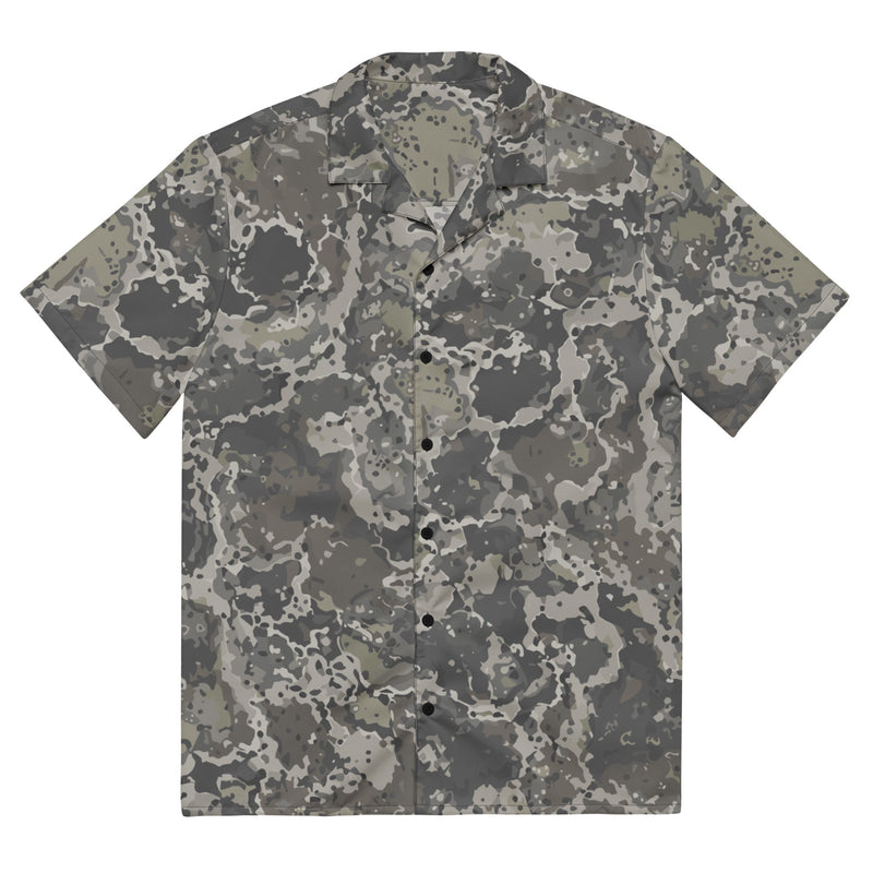 A2 Pandora Alpine CAMO Unisex Short-Sleeve Button Shirt - 2XS - Button-Up