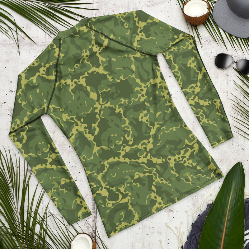A2 Pandora Jungle CAMO Mens Long-Sleeve Rash Guard - LS
