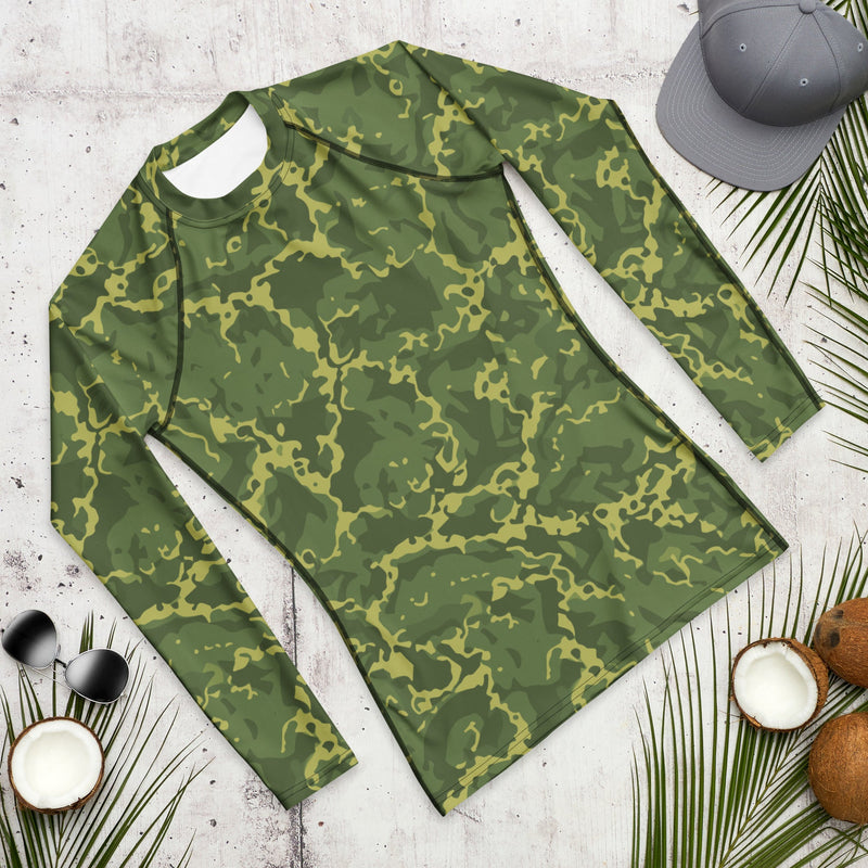 A2 Pandora Jungle CAMO Mens Long-Sleeve Rash Guard - LS