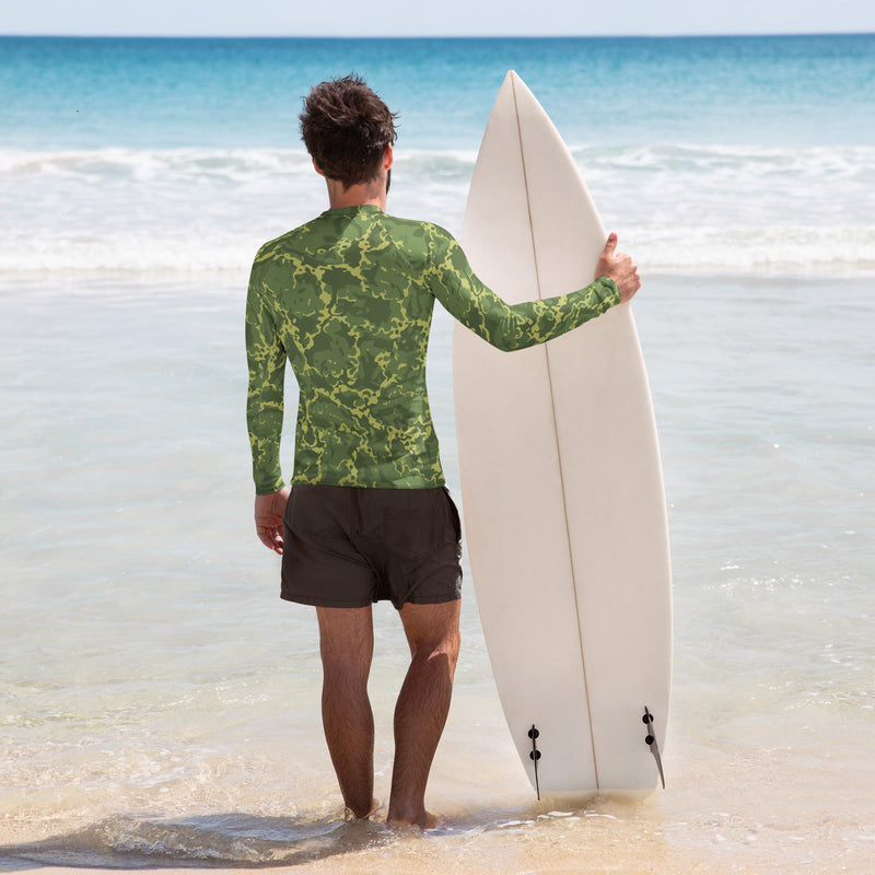 A2 Pandora Jungle CAMO Mens Long-Sleeve Rash Guard - LS