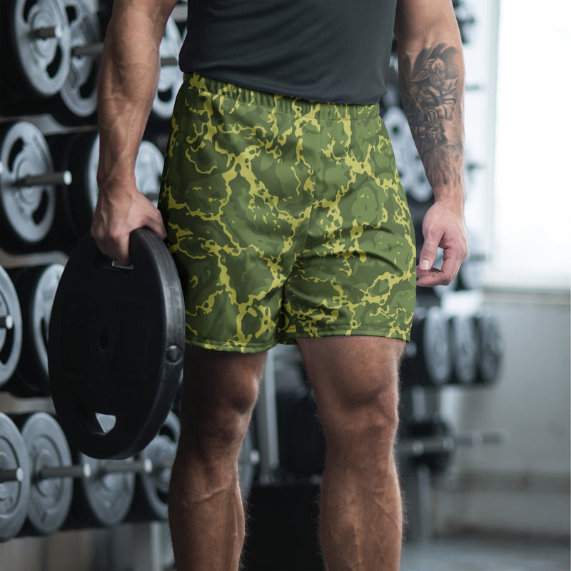 A2 Pandora Jungle CAMO Unisex Athletic Long Shorts - 2XS