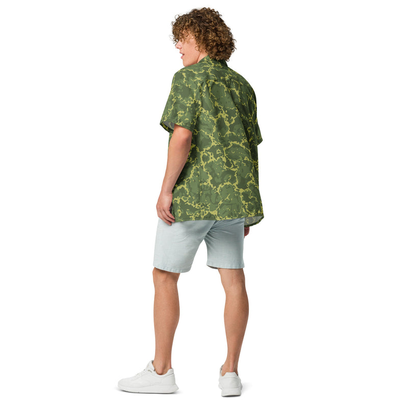 A2 Pandora Jungle CAMO Unisex Short-Sleeve Button Shirt - Button-Up