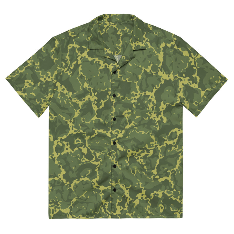 A2 Pandora Jungle CAMO Unisex Short-Sleeve Button Shirt - 2XS - Button-Up
