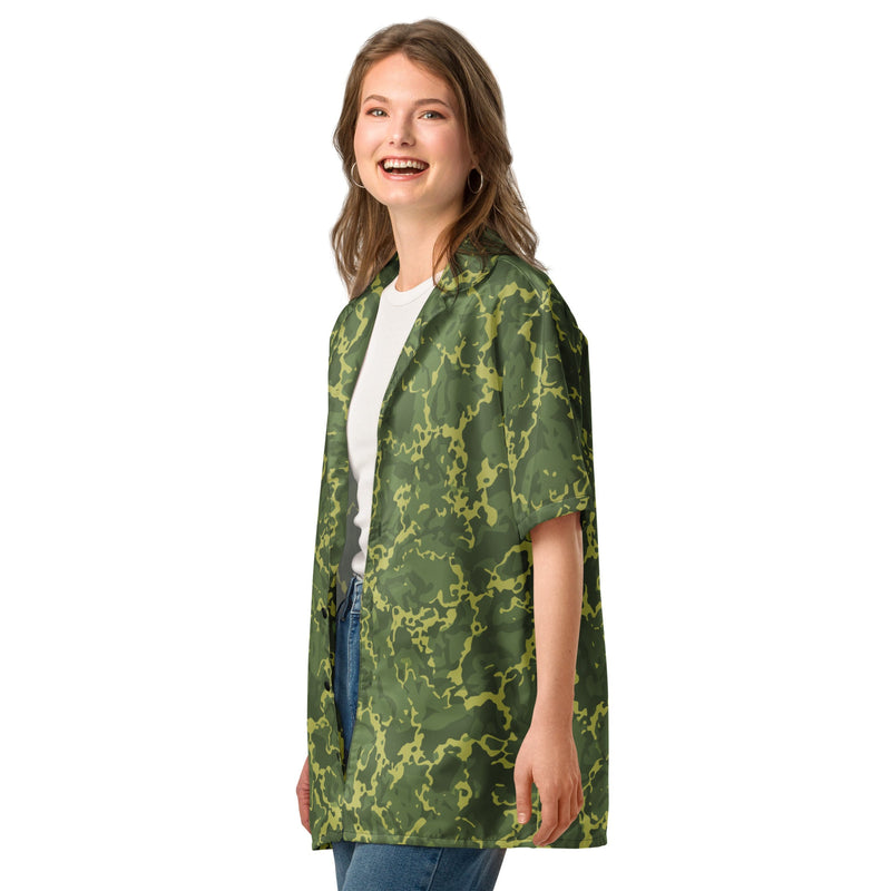 A2 Pandora Jungle CAMO Unisex Short-Sleeve Button Shirt - Button-Up