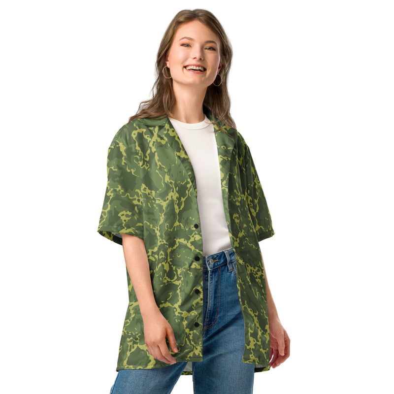 A2 Pandora Jungle CAMO Unisex Short-Sleeve Button Shirt - Button-Up