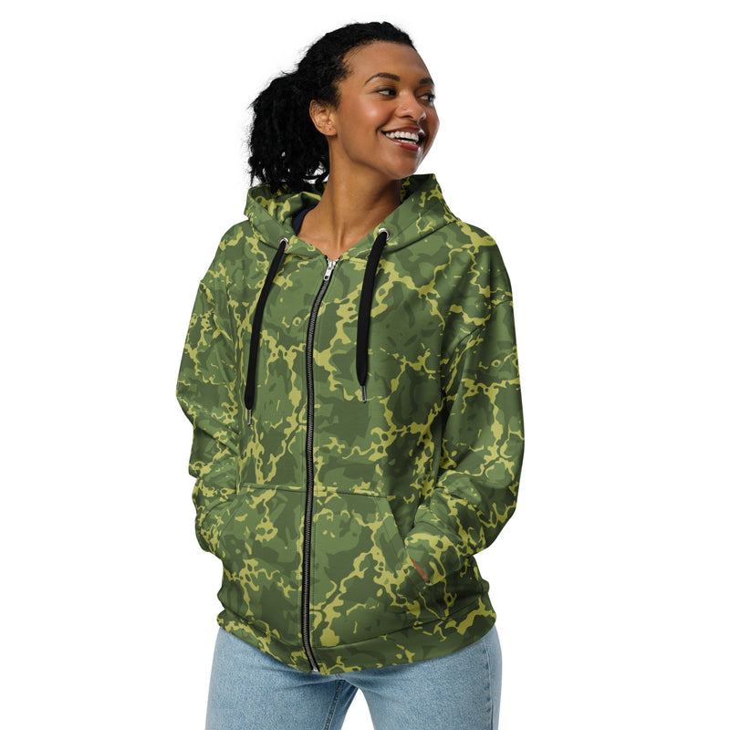 A2 Pandora Jungle CAMO Unisex Zip Hoodie