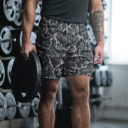 A2 Pandora Urban CAMO Unisex Athletic Long Shorts - 2XS