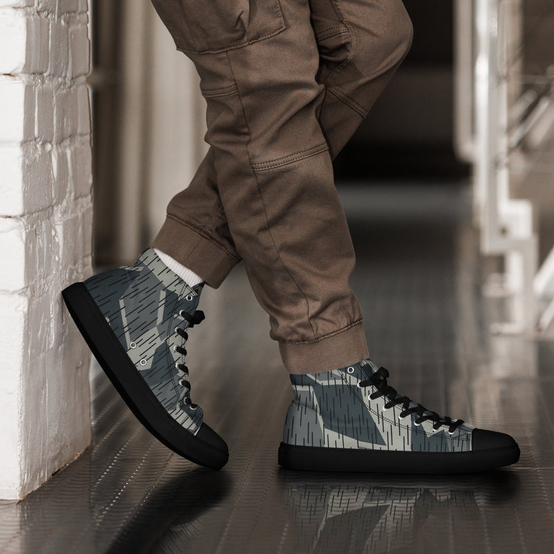 Lunar Vector CAMO Mens High-Top Canvas Shoes - 5