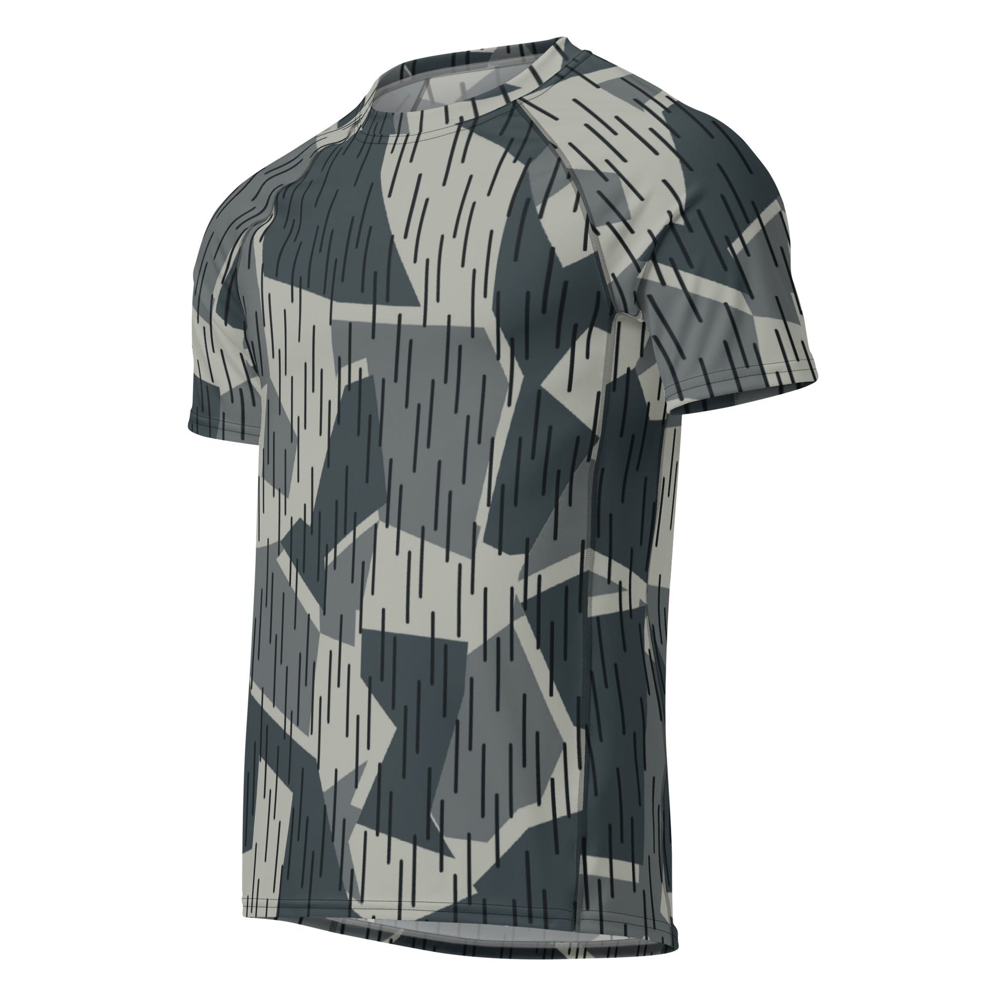 Ad Astra Moon Splittermuster Urban Movie CAMO Mens Short-Sleeve Rash Guard - Short-sleeve Guards