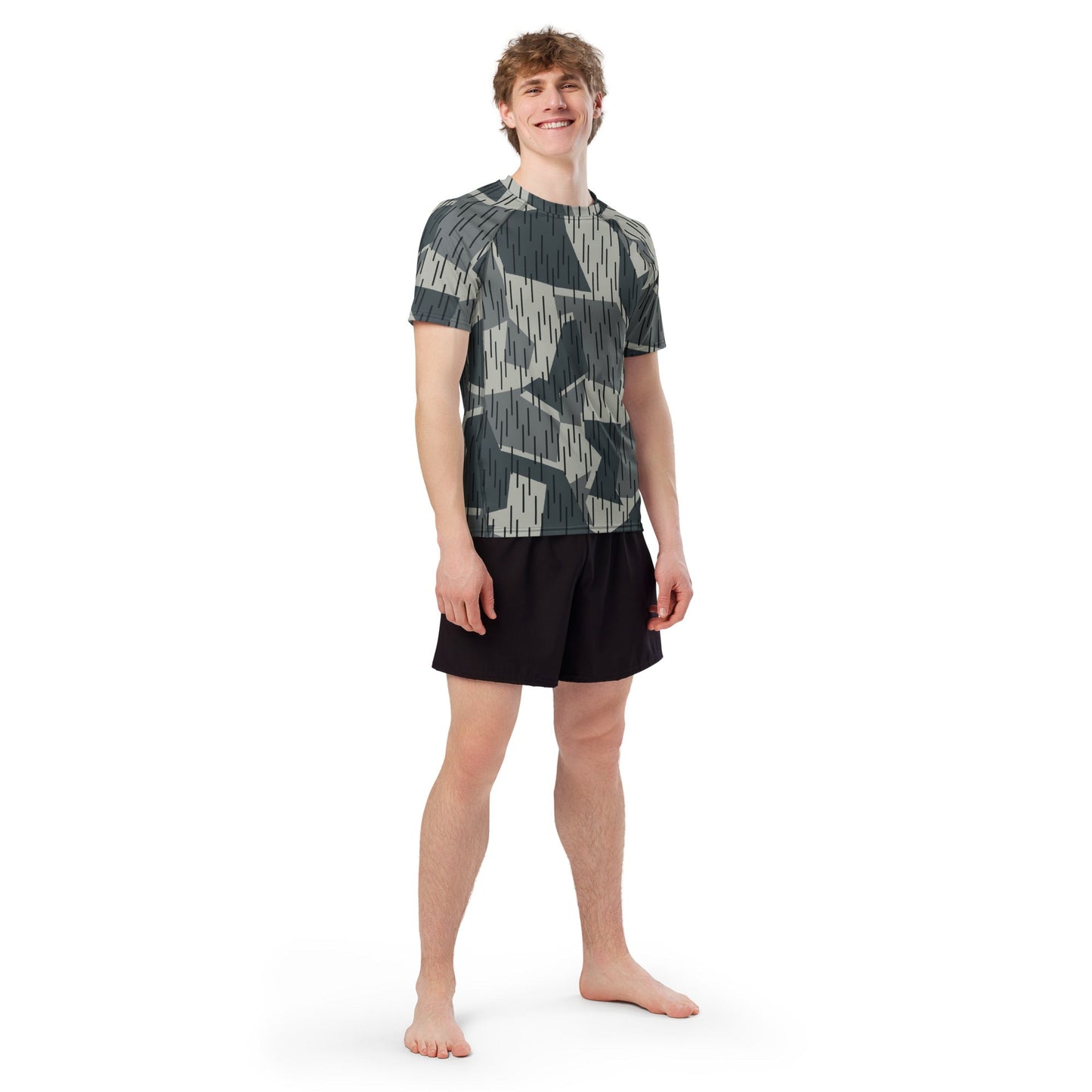 Ad Astra Moon Splittermuster Urban Movie CAMO Mens Short-Sleeve Rash Guard - Short-sleeve Guards
