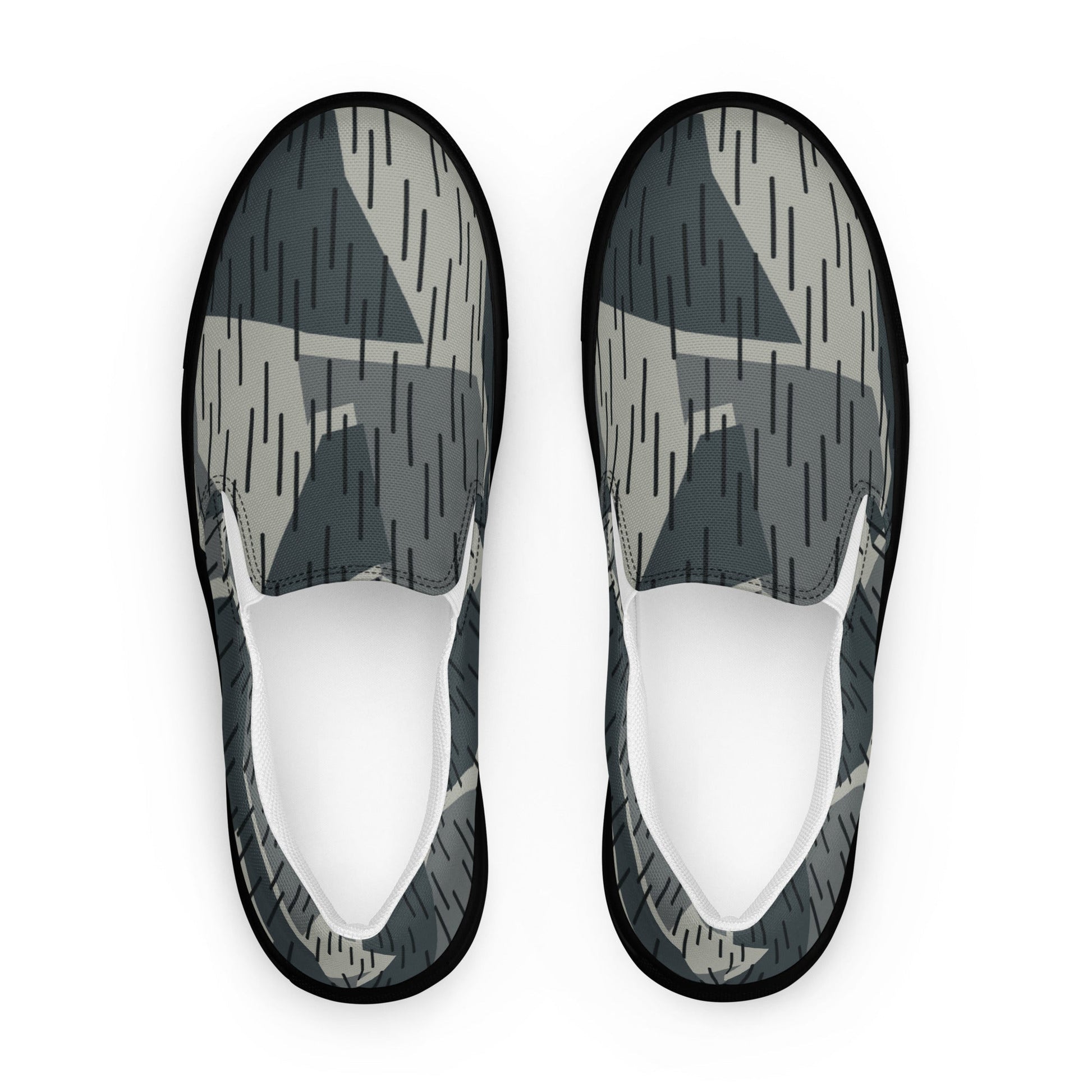 Ad Astra Moon Splittermuster Urban Movie CAMO Mens Slip-On Canvas Shoes