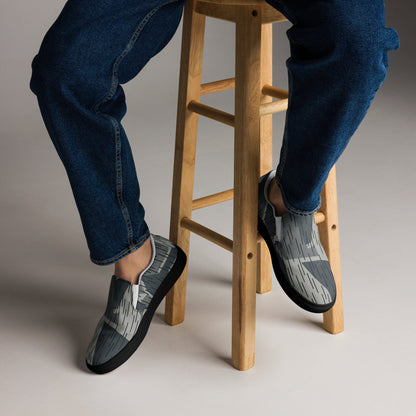 Ad Astra Moon Splittermuster Urban Movie CAMO Mens Slip-On Canvas Shoes