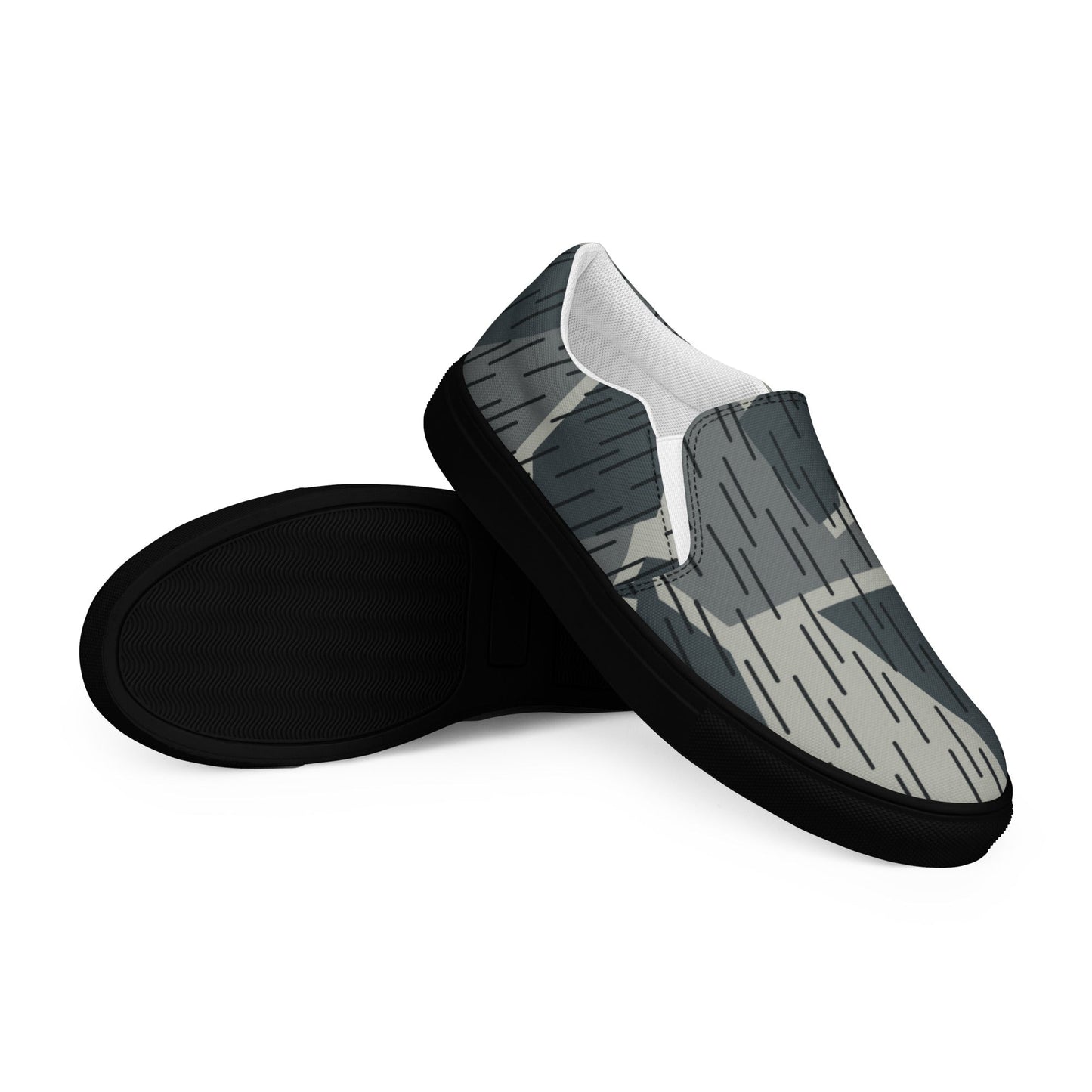 Ad Astra Moon Splittermuster Urban Movie CAMO Mens Slip-On Canvas Shoes