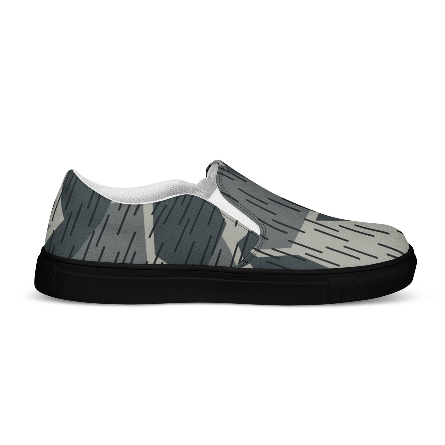 Ad Astra Moon Splittermuster Urban Movie CAMO Mens Slip-On Canvas Shoes