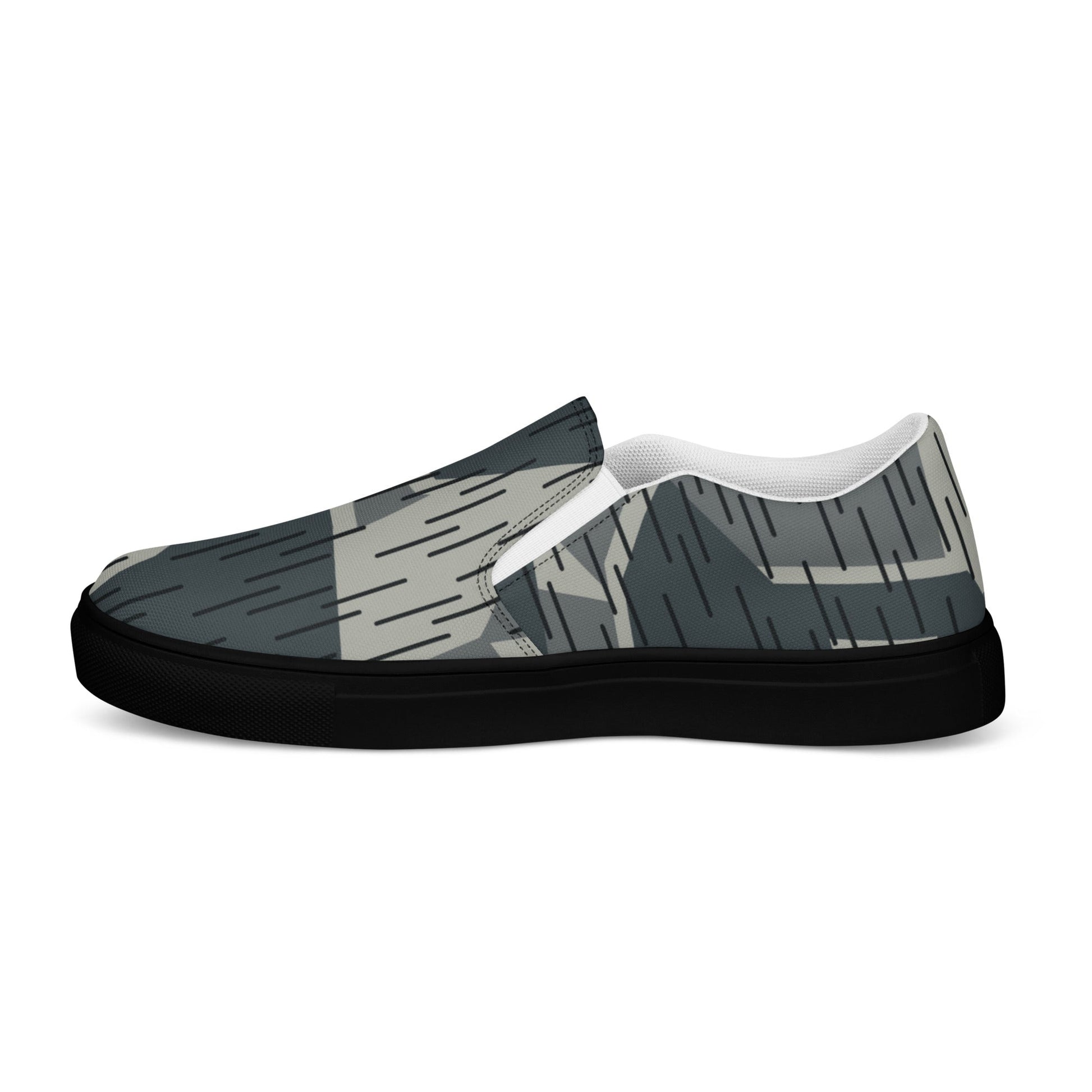 Ad Astra Moon Splittermuster Urban Movie CAMO Mens Slip-On Canvas Shoes