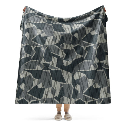 Ad Astra Moon Splittermuster Urban Movie CAMO Sherpa blanket - 60″×80″ - Blankets