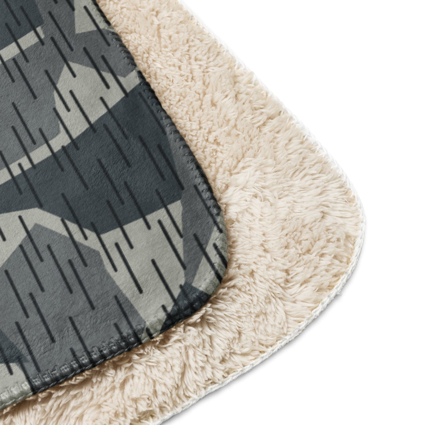 Ad Astra Moon Splittermuster Urban Movie CAMO Sherpa Blanket