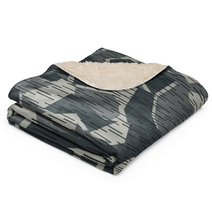 Ad Astra Moon Splittermuster Urban Movie CAMO Sherpa Blanket