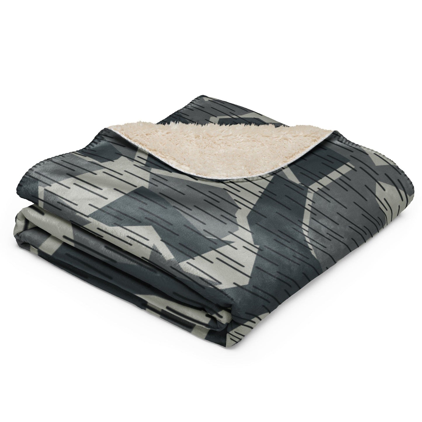 Ad Astra Moon Splittermuster Urban Movie CAMO Sherpa blanket - Blankets