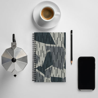 Ad Astra Moon Splittermuster Urban Movie CAMO Spiral Notebook