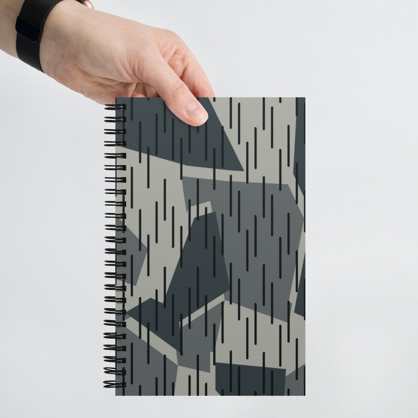 Ad Astra Moon Splittermuster Urban Movie CAMO Spiral Notebook