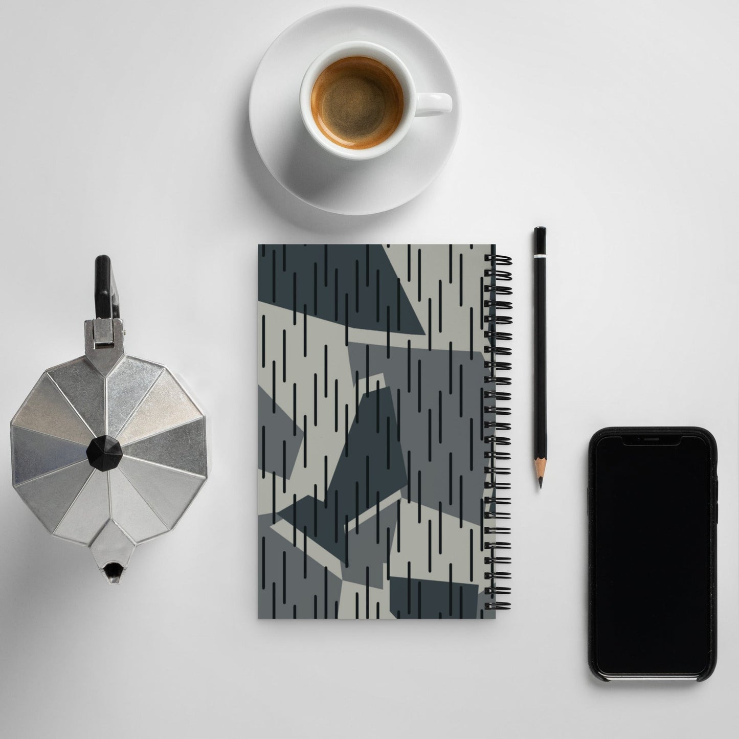 Ad Astra Moon Splittermuster Urban Movie CAMO Spiral notebook - Notebooks