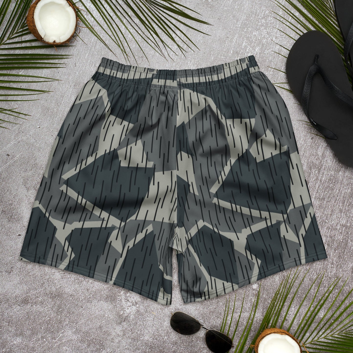 Ad Astra Moon Splittermuster Urban Movie CAMO Unisex Athletic Long Shorts