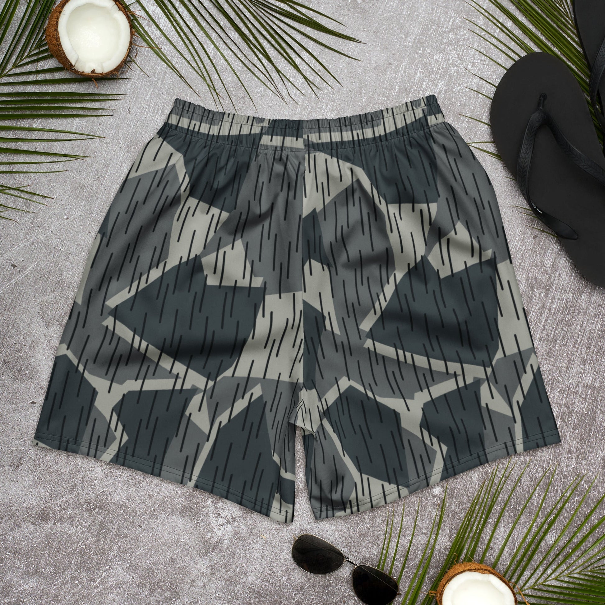 Ad Astra Moon Splittermuster Urban Movie CAMO Unisex Athletic Long Shorts