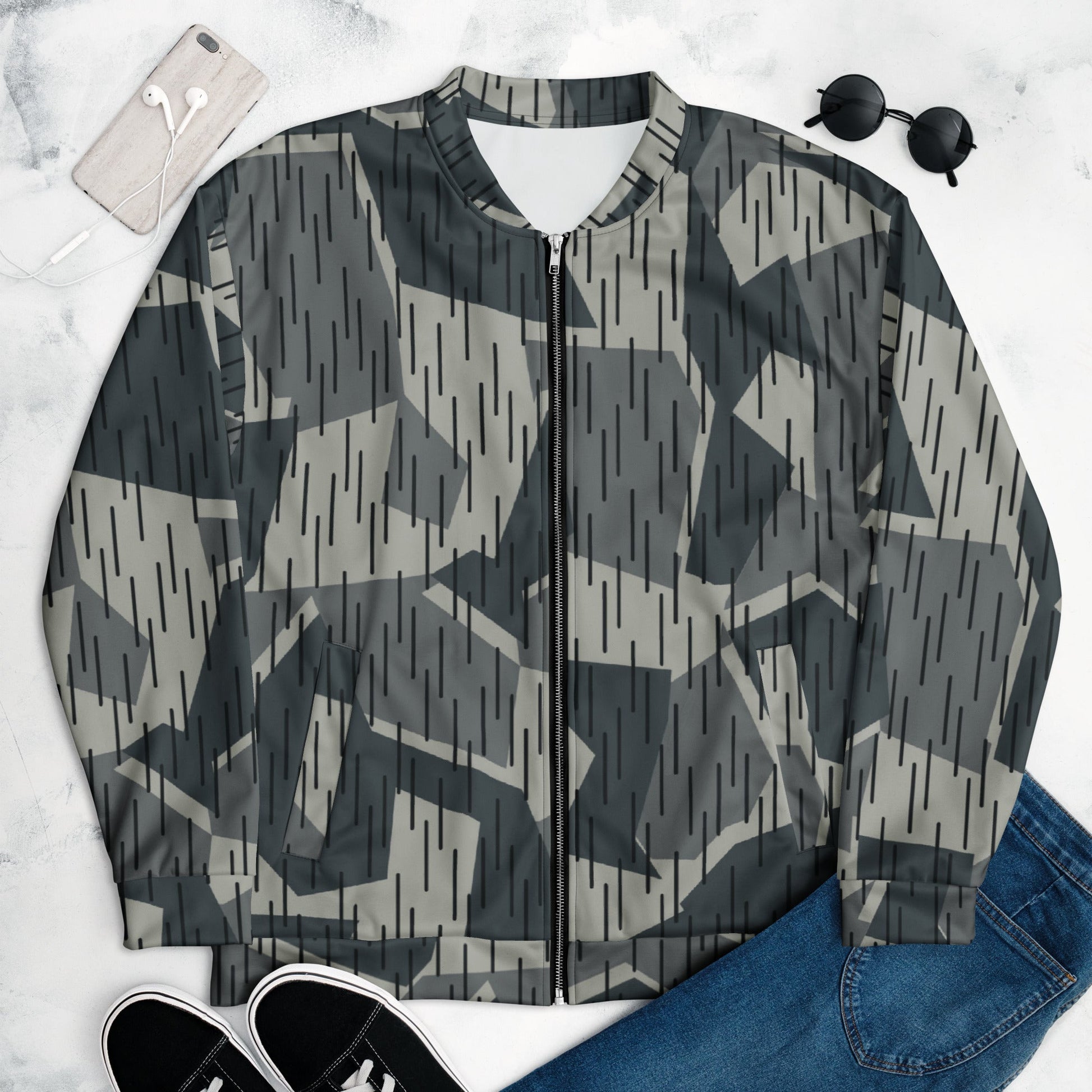 Ad Astra Moon Splittermuster Urban Movie CAMO Unisex Bomber Jacket - Jackets