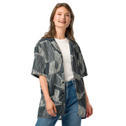 Lunar Vector CAMO Unisex Short-Sleeve Button Shirt