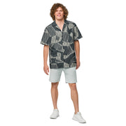 Lunar Vector CAMO Unisex Short-Sleeve Button Shirt